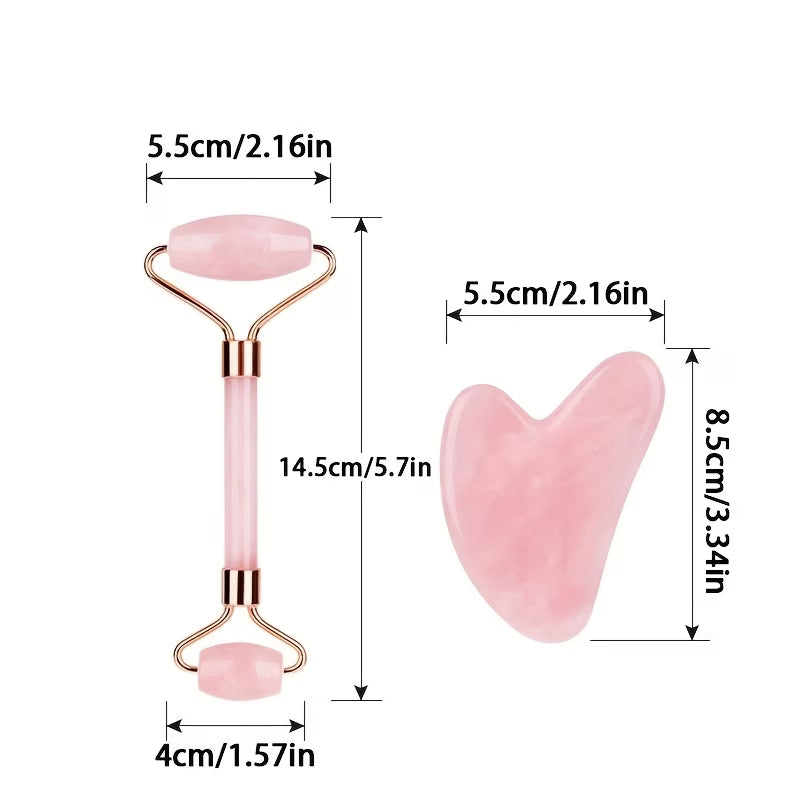 3in 1 Ice Face Roller Facial Skincare Ice Roller Set, Facial Roller Gua Sha Face Tool Set, Care Tool Beauty Set Face Massage Tool Roller Lifting Contouring Tool Ice Facial Roller Mold Cube, Reusable