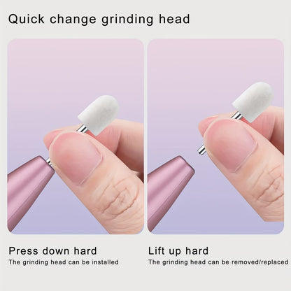 USB Electric Nail Drill, Portable Nail Machine Kit, Nail And Foot Tools with Nail Drill And Polishing Kit, Electric Nail File, Nail Kit for Home Use, Best Choice for Gifts