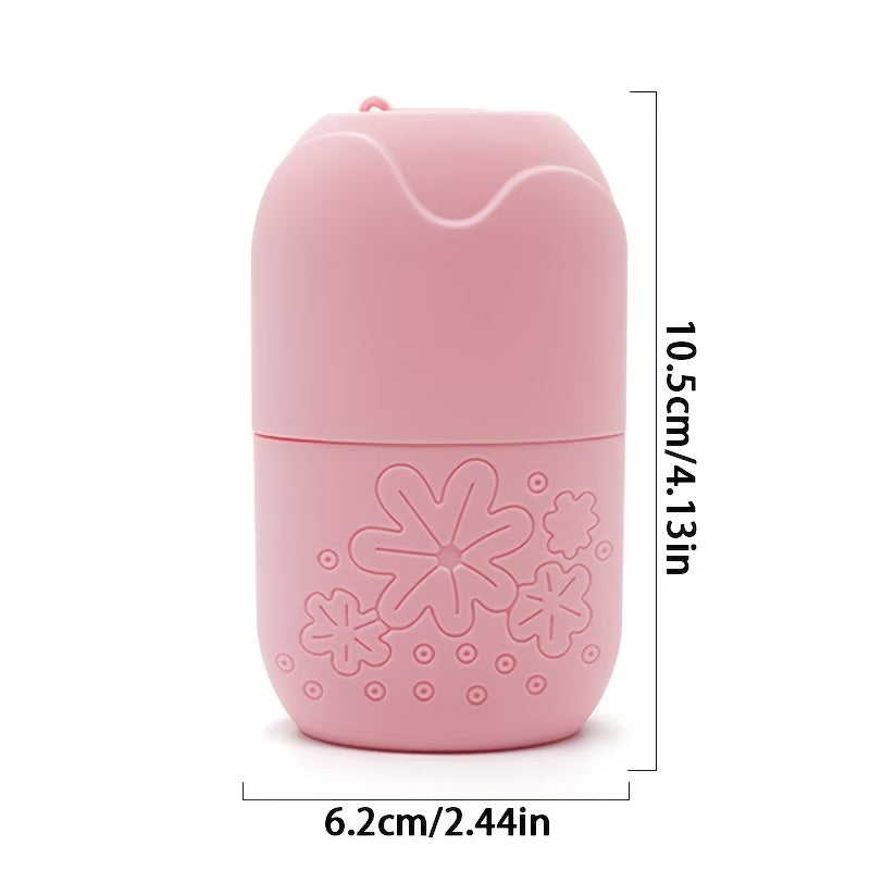 3in 1 Ice Face Roller Facial Skincare Ice Roller Set, Facial Roller Gua Sha Face Tool Set, Care Tool Beauty Set Face Massage Tool Roller Lifting Contouring Tool Ice Facial Roller Mold Cube, Reusable